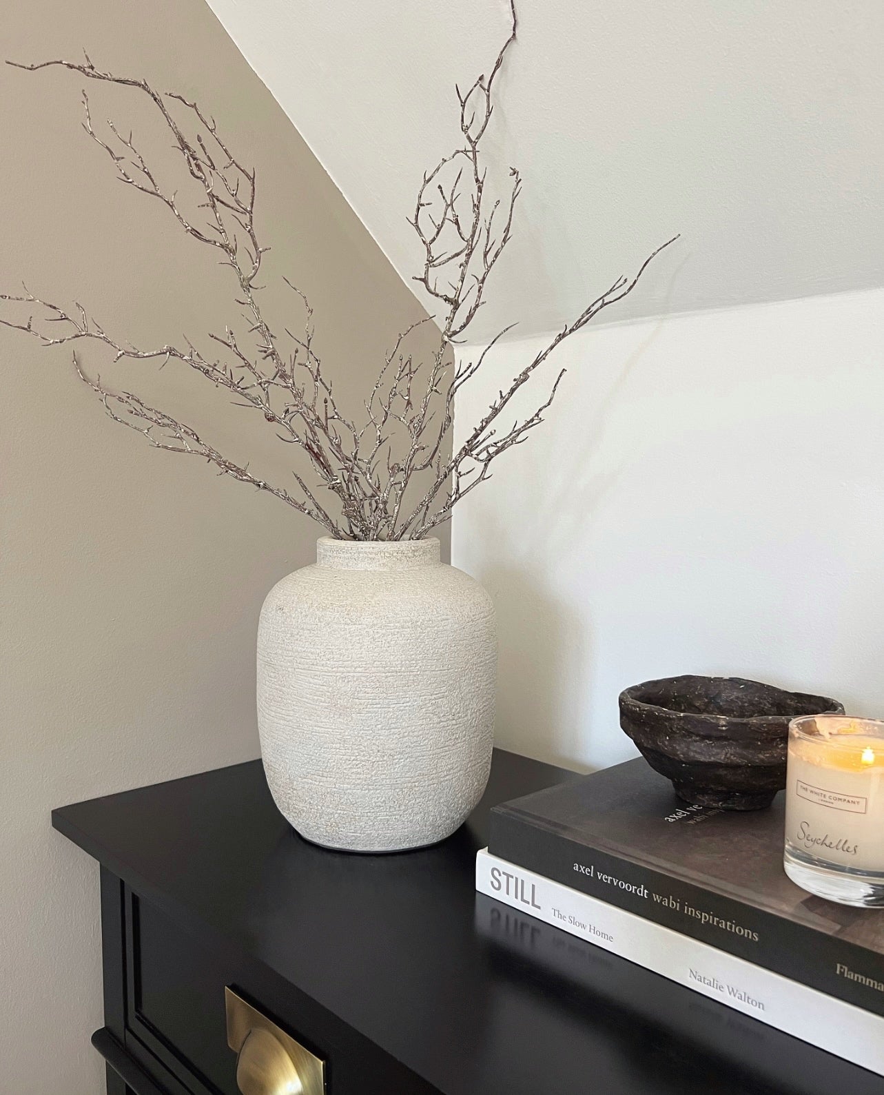 Siena Grey Washed Concrete Jar