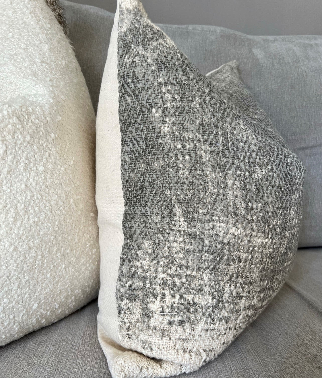 Loux Grey Ombre Cushion 45cm x 45cm