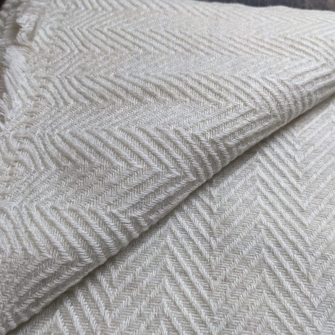 Belgrave Cashmere Herringbone Blanket