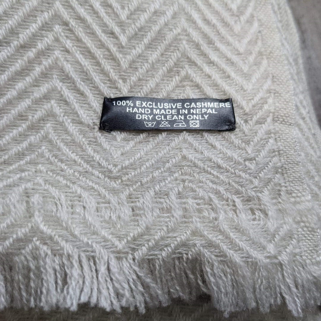 Belgrave Cashmere Herringbone Blanket